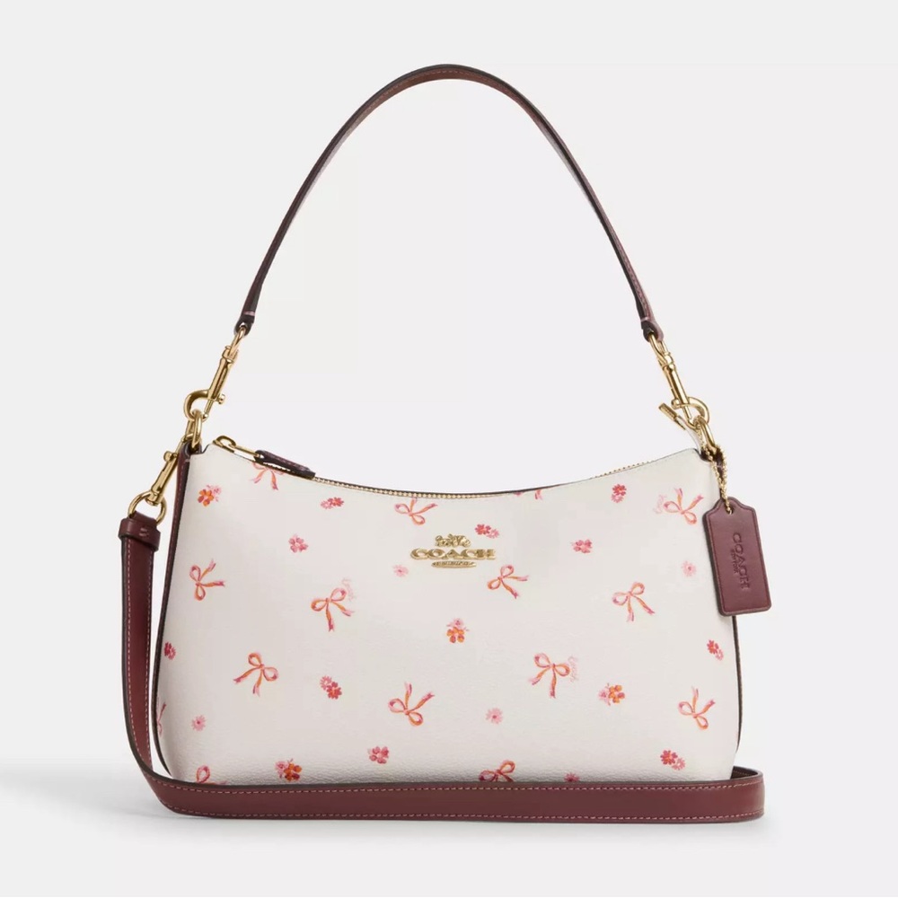 Coach clara bow crossbody + matching wristlet